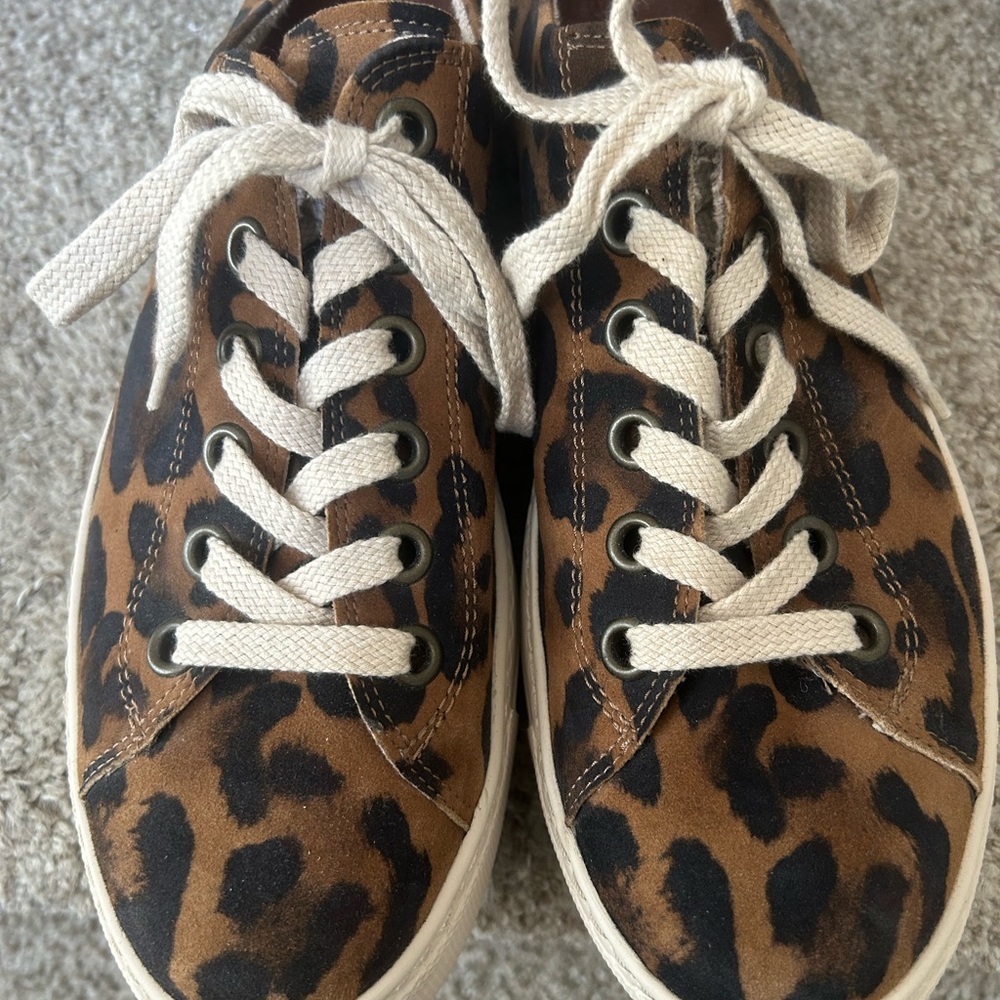 Paul Green Bixby Low Top Platform Sneakers in Leopard. Like new. US 10/UK 7.5 - Picture 5 of 15